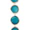 6 Pack: Teal & Gold Faceted Glass Coin Bead Mix by Bead Landing™